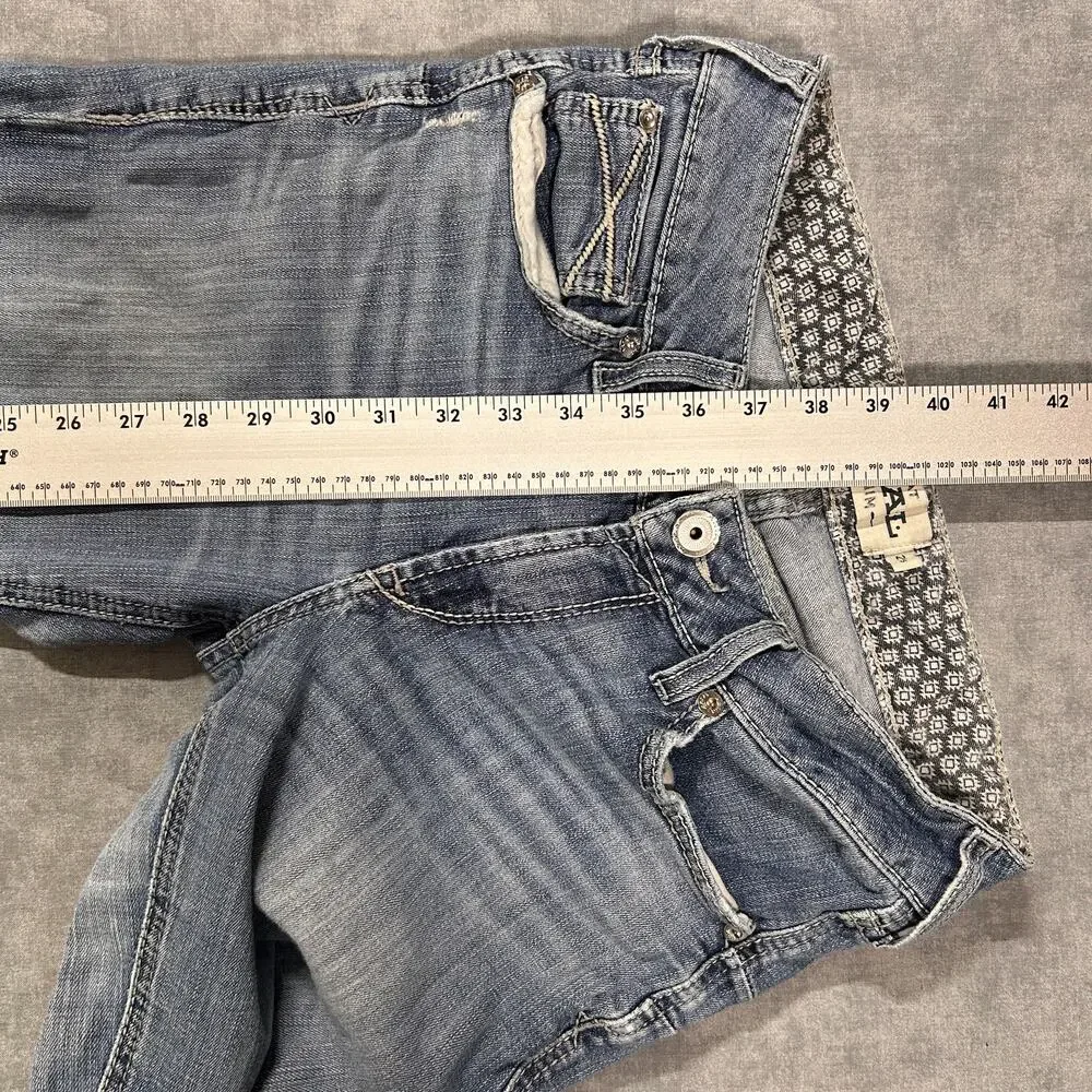 Ariat REAL Perfect Rise Alma Boot Cut Jeans Womens 29s Canadian Western Stretch